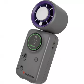 Verbatim Cool'n'Go Ice Touch Ventilator portabil mini (Violet/Gri)