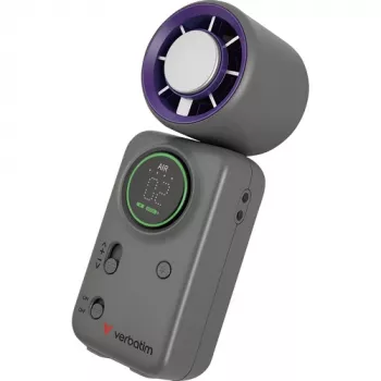 Verbatim Cool'n'Go Ice Touch Ventilator portabil mini (Violet/Gri)