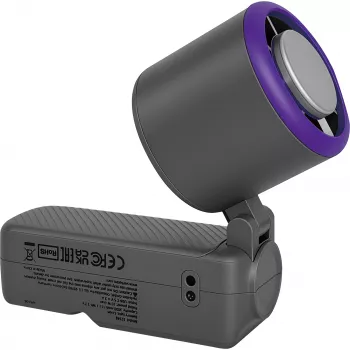 Ventilator de mână Verbatim Cool'n' Go Ice Touch Pro gri/mov