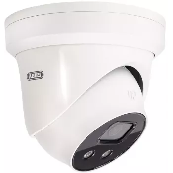 ABUS IPCB58511B cameră IP dome 8 MP 4K cu obiectiv 4 mm, PoE, vedere nocturnă IR până la 30 m, IP67/IK10, microfon încorporat