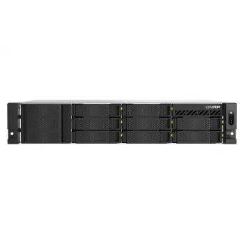 QNAP TS-H1065EU-RP NAS rack 10 bay-uri, Intel Xeon D-1622, 16 GB RAM, 2.5GbE, sursă redundantă