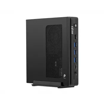 Mini PC MSI PRO DP10 A14MG-003BEU, Intel Pentium Gold G7400, fără RAM, fără HDD, fără sistem de operare, negru