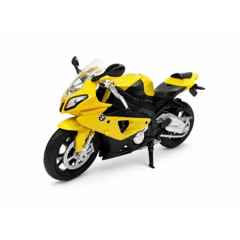 PULIO Motocicletă MSZ 1/12 BMW S1000 RR Model diecast galben