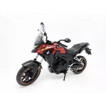 Machetă motocicletă din metal PULIO MSZ 1:12 Honda CB400X Roșu