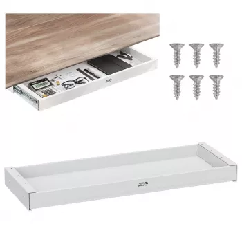 Sertar plat sub birou ERGO OFFICE ER-302 W alb