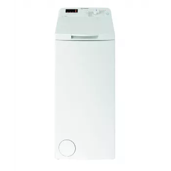 Mașină de spălat cu încărcare de sus Indesit BTWWS60400PLN, 6 kg, 1000 rpm, alb