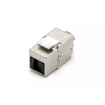 Modul keystone ecranat DIGITUS DN-93615-D CAT 6A, fără unelte, zinc turnat, 10GBase-T, 500 MHz, T568A/B, PoE++