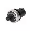 Element frontal potențiometru Eaton M22-R10K, 10 kOhm, cursă liniară, o singură rotație, montaj pe panou frontal, IP66/IP67/IP69K