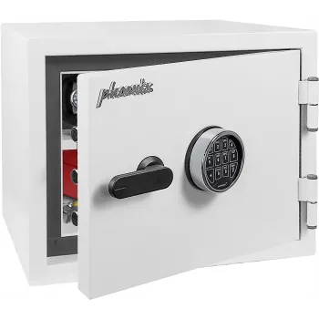 Hub USB 2.0 PHOENIX SAFE SS1461E cu 4 porturi și adaptor de alimentare, Negru