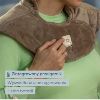 Perină încălzită Beurer HK 165 Huggy Smokey Taupe