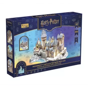 CubicFun 3D Puzzle Harry Potter Hogwarts Castle in Snow with LED