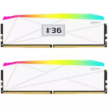 Memorie RAM V-Color Manta XFinity+ aRGB DDR5-8000, CL40, EXPO - kit dual 32 GB, alb