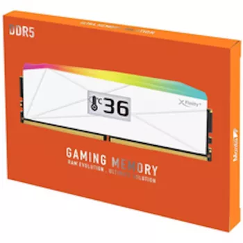 Memorie RAM V-Color Manta XFinity+ aRGB DDR5-8000, CL40, EXPO - kit dual 32 GB, alb