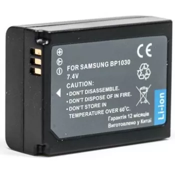 Baterie litiu-ion Samsung BP-1030 pentru camere din seria NX, 7,4 V 1030 mAh