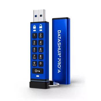 iStorage datAshur PRO+A 128GB USB 3 Flash Drive, 256-bit (IS-FL-DA3A-256-128)