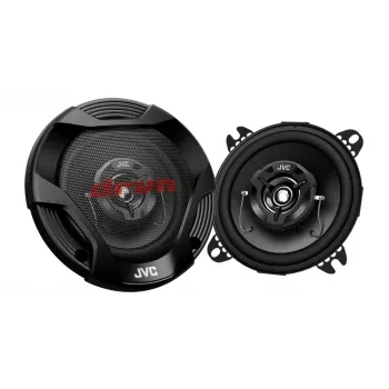Difuzoare auto coaxiale cu 2 căi JVC CS-DR422 de 4 inch cu membrane din carbon mica și suspensii hibride (pereche)