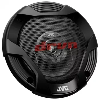 Difuzoare auto coaxiale cu 2 căi JVC CS-DR422 de 4 inch cu membrane din carbon mica și suspensii hibride (pereche)