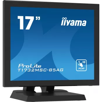 Monitor LED cu ecran tactil Iiyama ProLite T1732MSC-B5AG 17