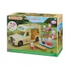 Set de joacă rulotă EPOCH Sylvanian Families - vehicul de aventură camping în familie