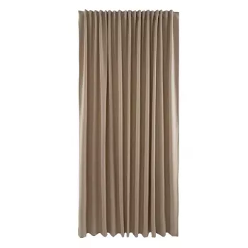 Pernă de perdea Bari gri deschis 260x280 cm, filtru de lumină, uni, fără căptușeală, 1 panou