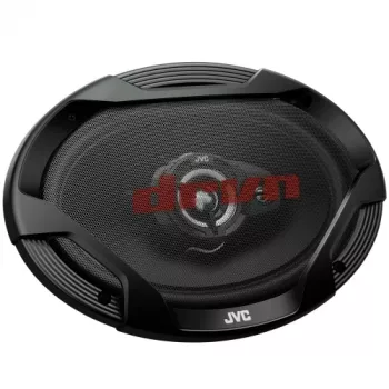 Difuzoare auto coaxiale JVC CS-DR6932 6x9 inch cu 3 căi, 500W peak, 70W RMS, woofer Carbon Mica, tweetere PEI, 4 Ohm