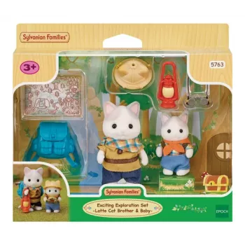 Set de explorare a aventurii Sylvanian Families cu două figurine