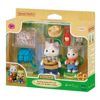 Set de explorare a aventurii Sylvanian Families cu două figurine