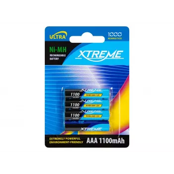 Baterie reîncărcabilă BLOW R3 NiMH AAA 1100mAh XTREME, pachet de 4