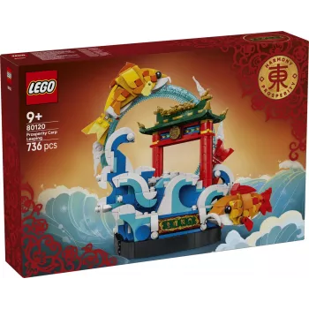 Set de construcție LEGO 80120 Prosperity Carp Leaping
