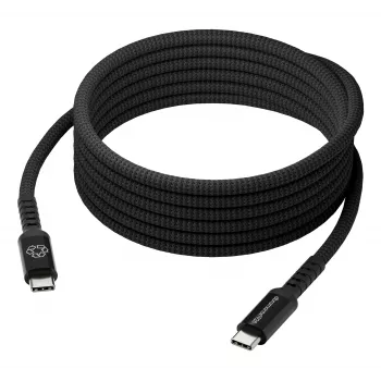 Cablu împletit dbramante1928 Copenhagen USB-C la USB-C 1m negru
