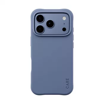 Carcasă CARE by PanzerGlass Samba pentru iPhone 17 Pro / 18 Pro – Shades of Blue, MagSafe, TPU reciclat, antimicrobiană, protecție la cădere 3,6 m