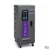 Stabilizator de tensiune trifazat Qoltec AVR MULTIPROTECTION 10kVA ±3% servomotor 3F LCD Expert Line