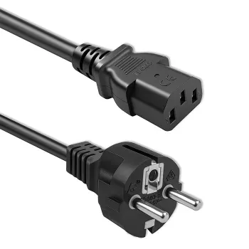 QOLTEC 54627 cablu de alimentare Schuko la IEC C13 3m 3x1mm² negru