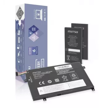 Baterie MITSU 01AV411 pentru Lenovo ThinkPad E470 E475 3650 mAh (40 Wh) 10,95 V