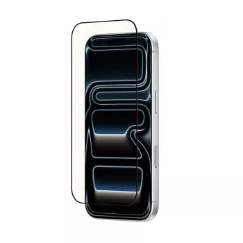 Folie de protecție ecran CRONG Tempered Glass OptiRed pentru iPhone 17 Pro - duritate 9H, filtru lumină albastră, anti-reflex, margine 2.5D, strat oleofob