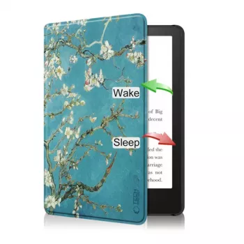 Tech-Protect SmartCase for Kindle Paperwhite 2024 / Colorsoft / Signature Edition, sakura
