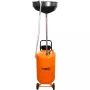 Stație mobilă de colectare ulei NEO TOOLS 10-810, gravitațională, rezervor 70 L, golire pneumatică, tavă de colectare 420 mm, înălțime reglabilă 1000-1600 mm