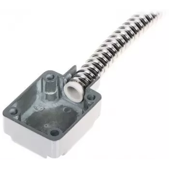 DELTA ATLO-KP-11X400 Manșon de protecție cablu metalic, oțel inoxidabil, argintiu