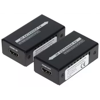 Set mini emițător-receptor HDMI Extender prin Ethernet 4K 60m
