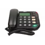 Telefon cu fir MAXCOM KXT480BB cu afișaj LCD, negru