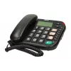 Telefon cu fir MAXCOM KXT480BB cu afișaj LCD, negru