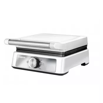 Aparat de vafe MPM MGO-41 1600W alb – fier de vafe belgiene cu plăci antiaderente