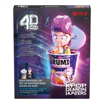 Puzzle 3D Spin Master 4D Build K-Pop Demon Hunters Rumi Ramen Cup