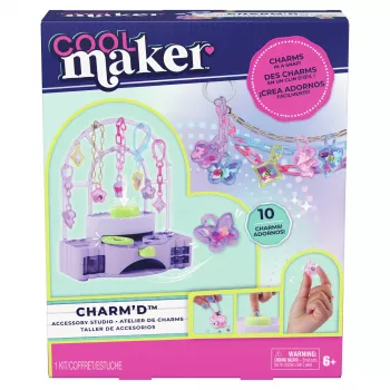 Set de creare bijuterii DIY Spin Master Cool Maker Charm'd Charm Studio
