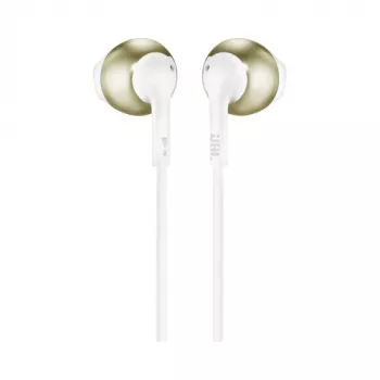 Căști in-ear JBL T205 Champagne Gold cu microfon