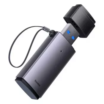 Cititor de carduri Baseus USB 3.0 2-în-1 SD și microSD – gri