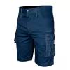 Pantaloni scurți pentru bărbați NEO TOOLS Mix&Match cu talie elastică, bleumarin, XXL