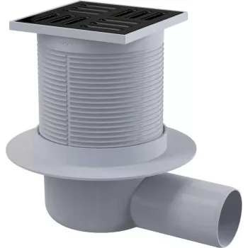 Grilă de scurgere punctuală DEANTE KOS_N01C din oțel inoxidabil 150x150 mm