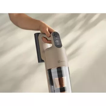Aspirator vertical fără fir Electrolux EP91UB21WB, 25,2 V, autonomie 60 min, alb satinat