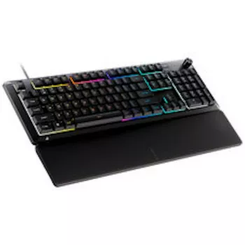 Tastatură gaming CORSAIR SKIFF 100, RGB pe 10 zone, rezistență la lichide IP42 - neagră